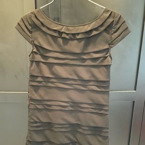 French Connection Black Tiered Dress